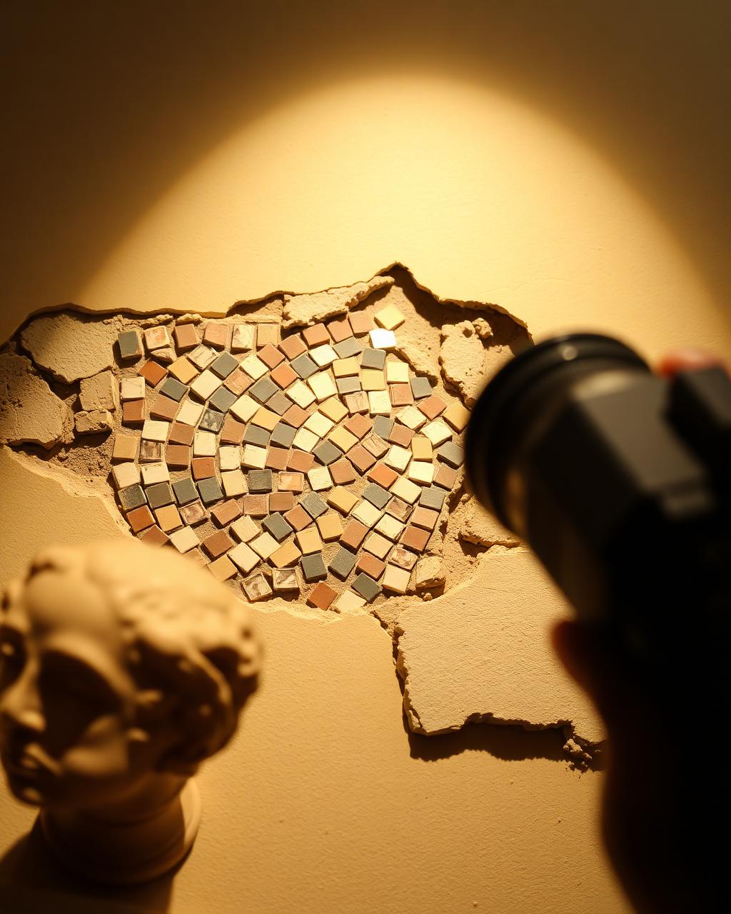 Multispectral Imaging for In-Situ Mosaic Conservation Decisions